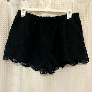 COPY - Black Floral printed shorts